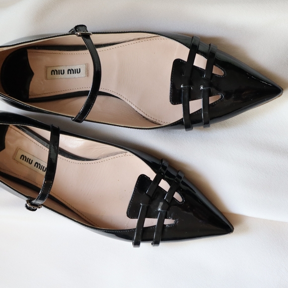 ☆SOLD☆ Miu Miu Patent Flats - Picture 4 of 4